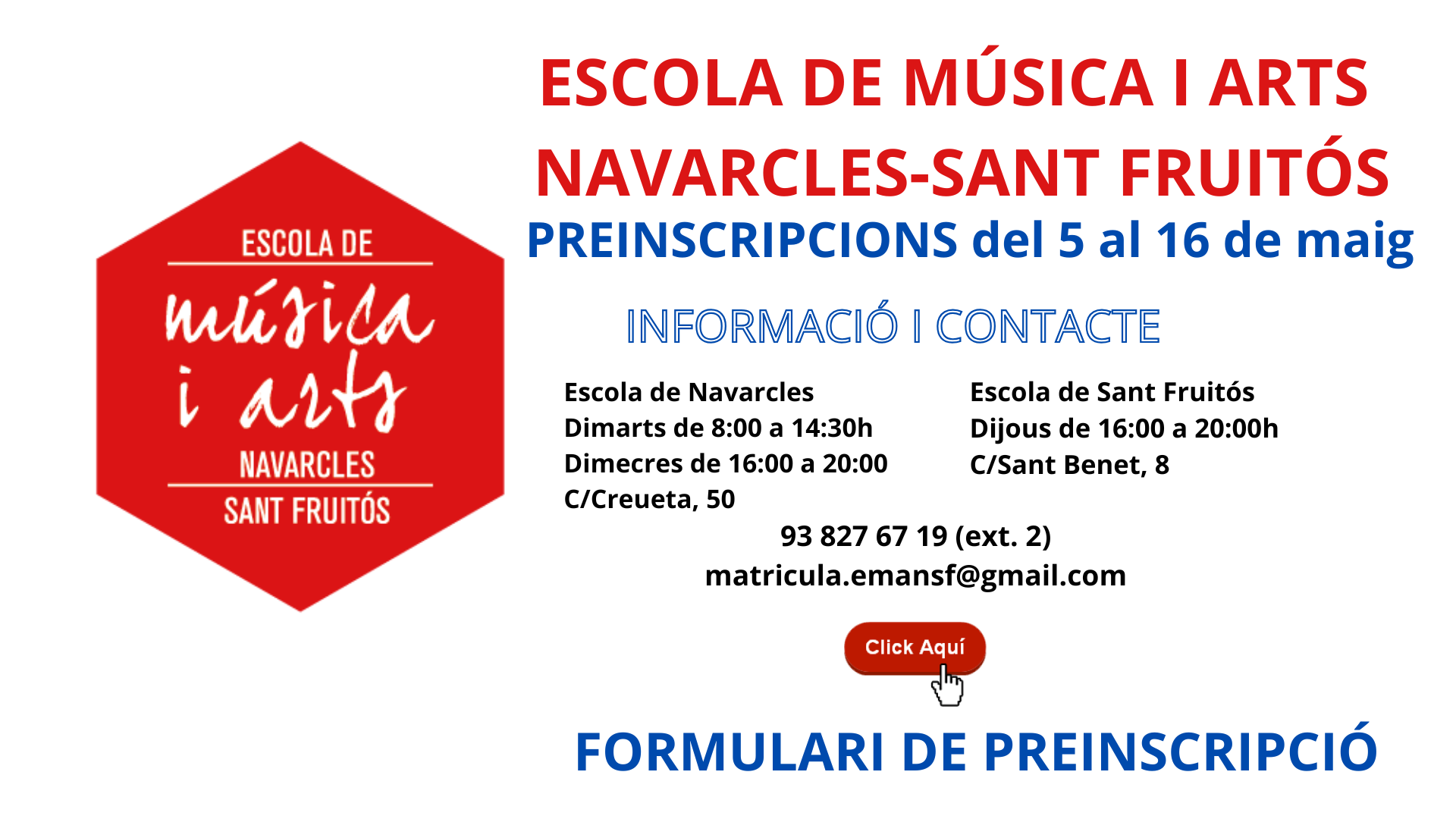 Preinscripcions 25-26